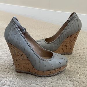 Charles David Platform Wedge Heeled Shoes Size 7